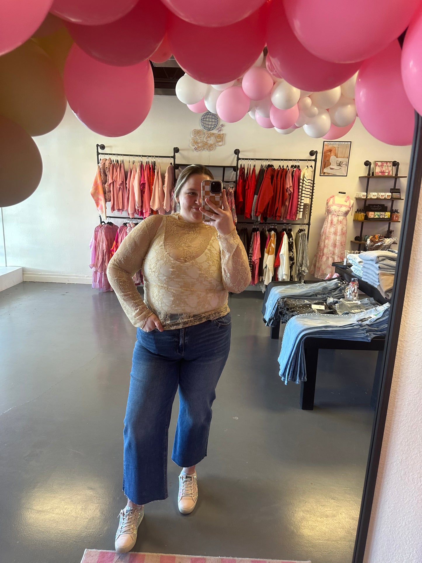 With The Flow Top- Cream
