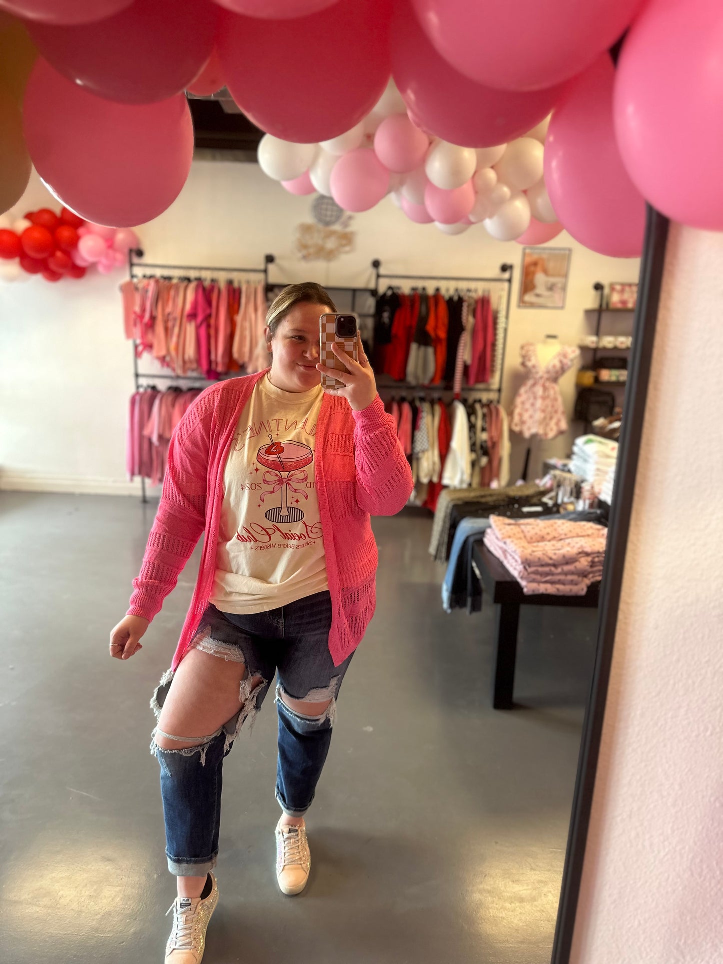 Light Of My Life Cardigan- Pink