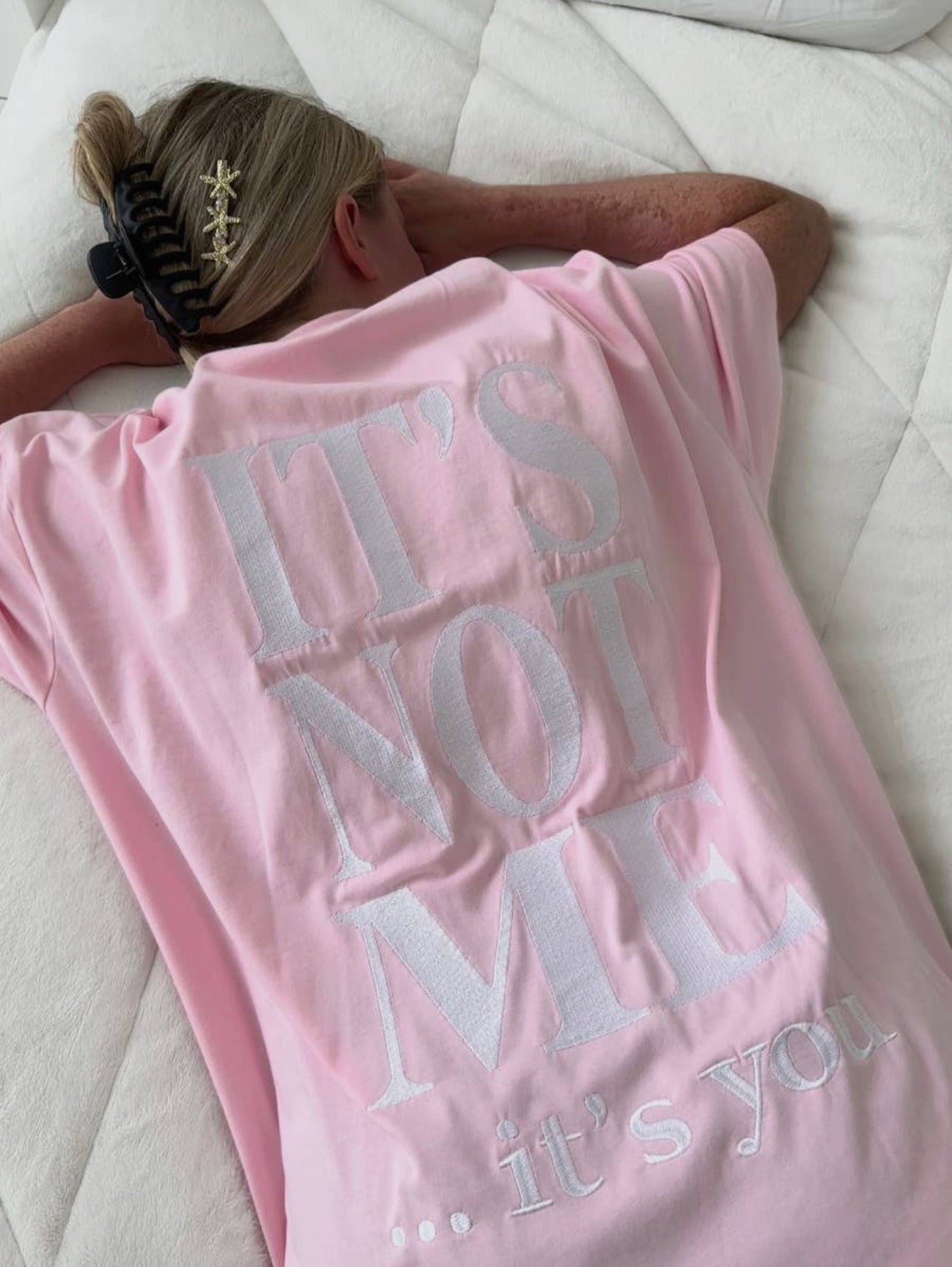 Not Me Embroider Tee
