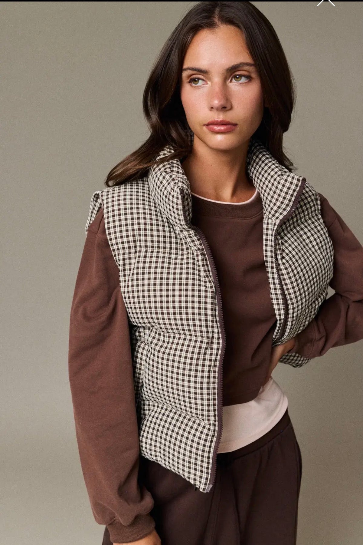 Plaid Vest
