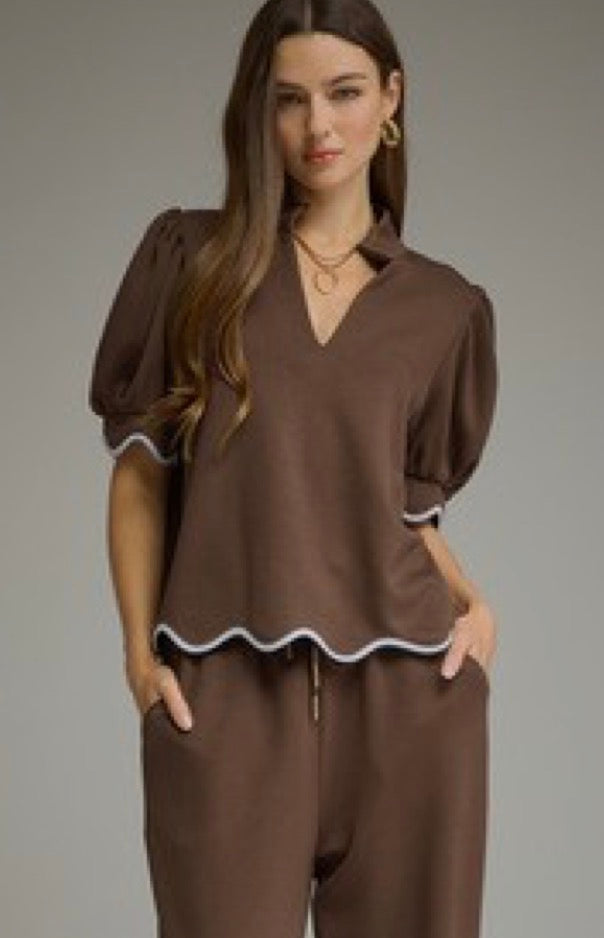 Brown Entro Top