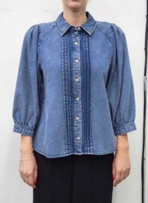 Denim top