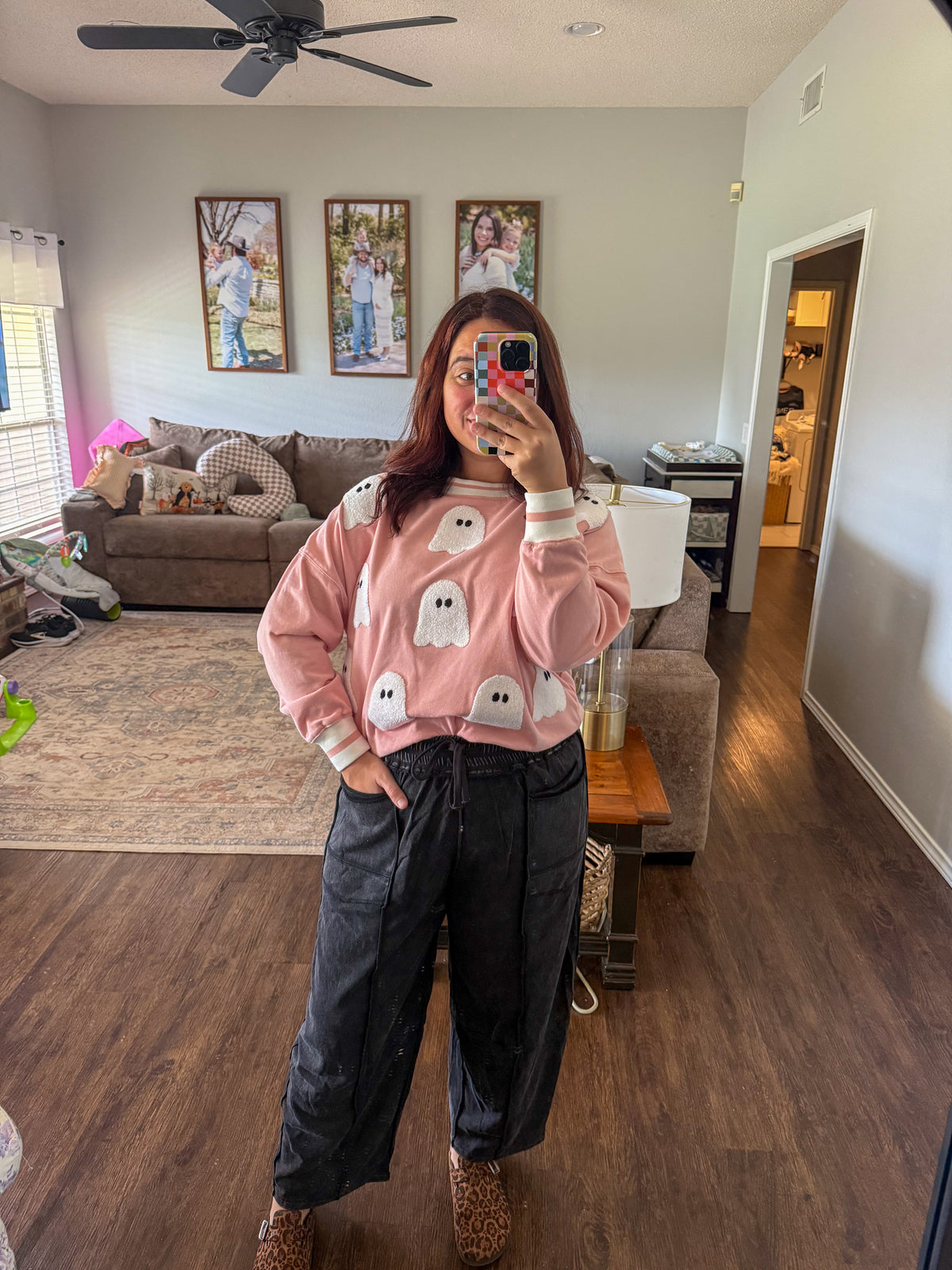 Black Barrel Pants