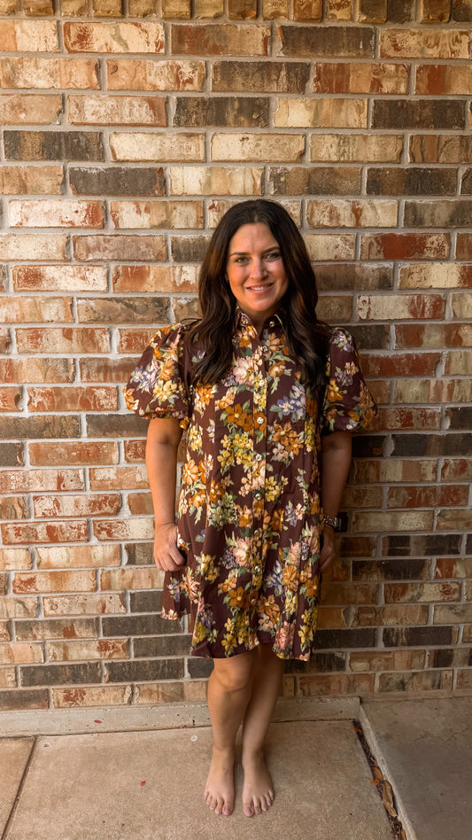 Fall Florals Dress