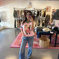 Vintage Pink Santa Tee