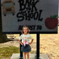 Girl back to school