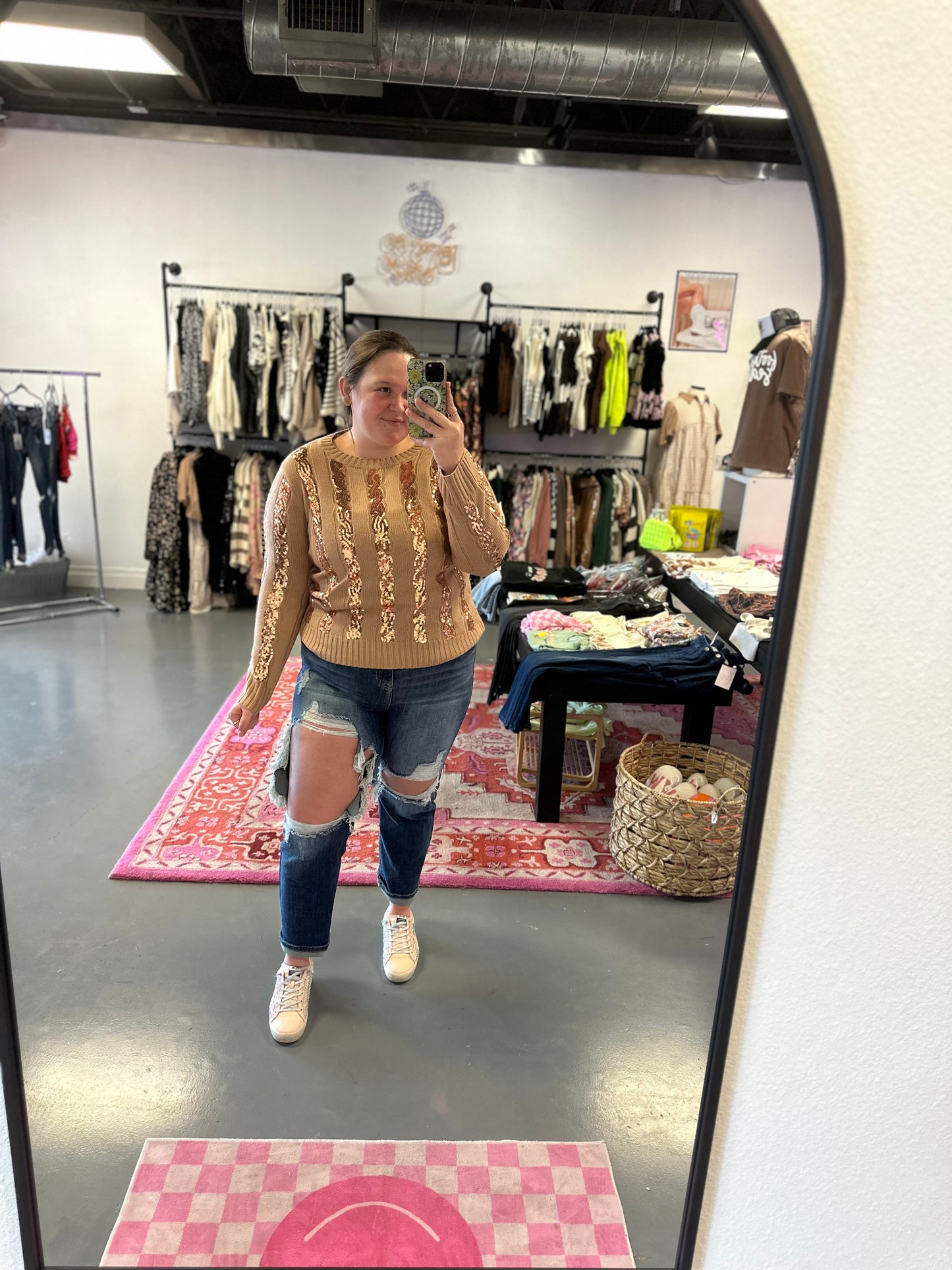 Neutral Girly Sweater