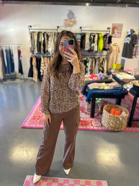 Silky Smooth Pant- Brown