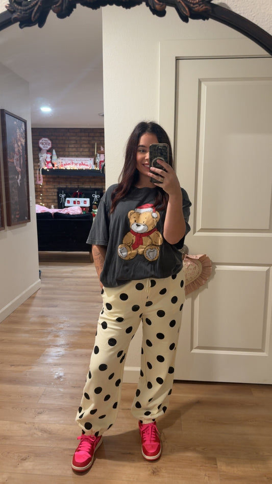 Polka Dot Sweatpants