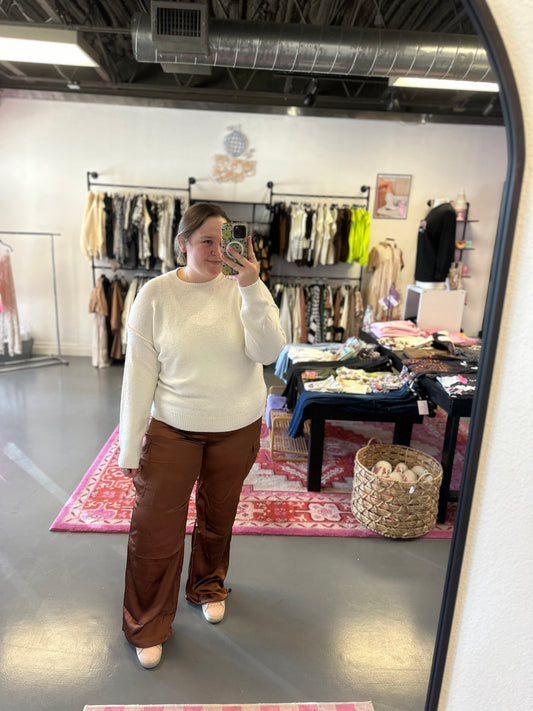 Soft Side Pant- Brown