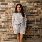Striped Short Set