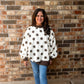 Polka Dot / Striped Sweatshirt