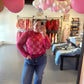 With The Flow Top- Fuschia