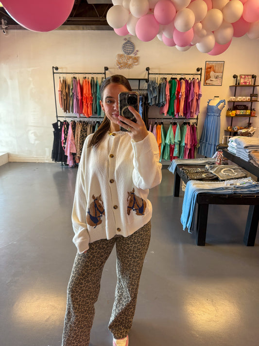 Horse Play Cardigan