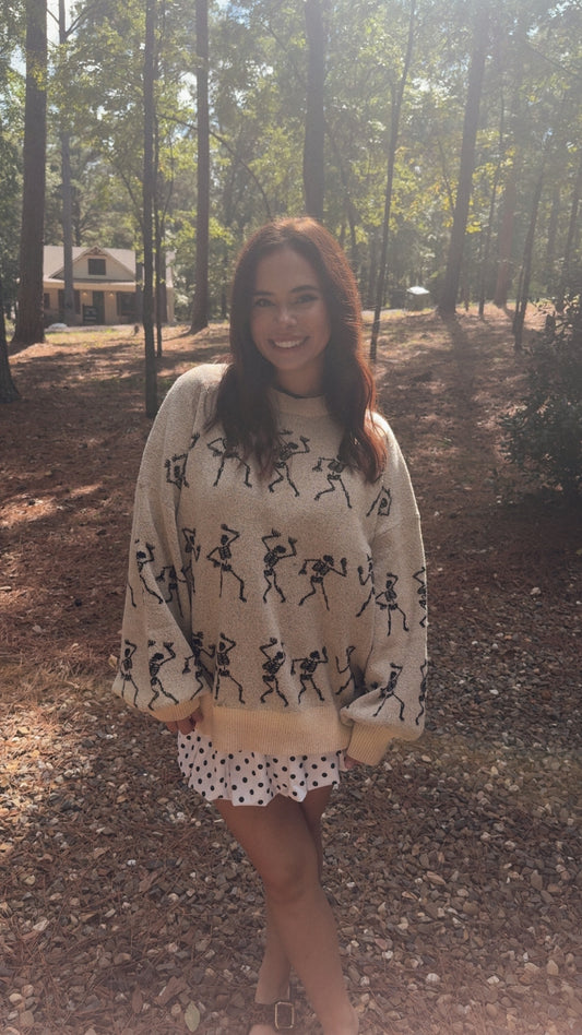 Dancing Skeleton Sweater