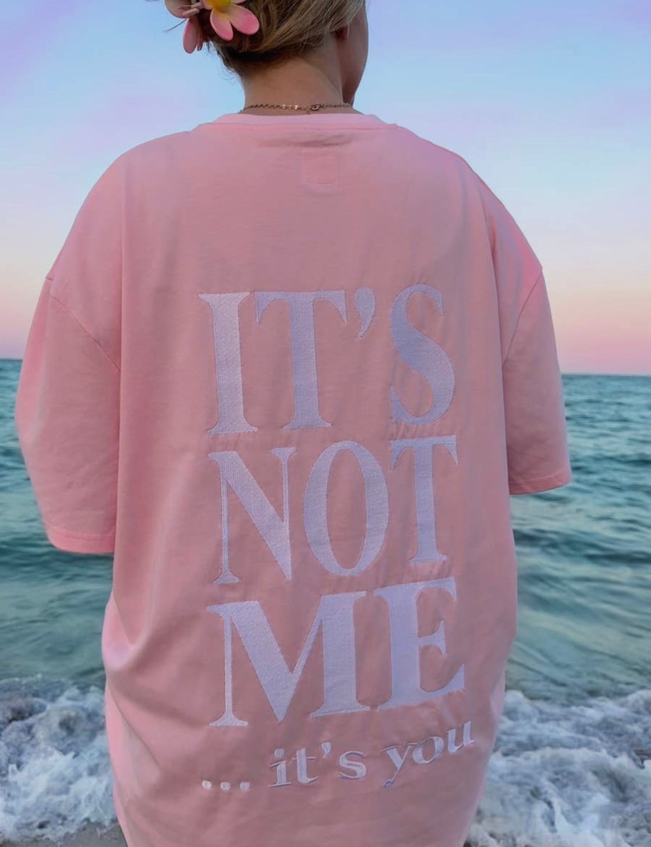 Not Me Embroider Tee