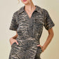 Tiger Denim Romper