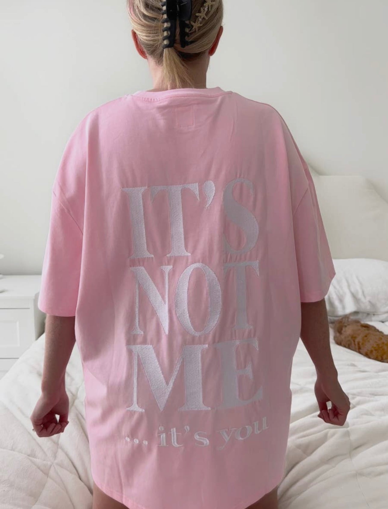 Not Me Embroider Tee