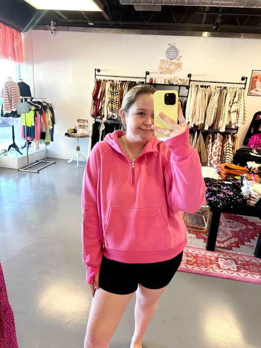 Errands To Run Pullover- Pink