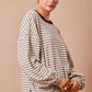 Tan/Brown Oversized Top