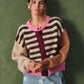 Color Pop Striped Cardigan
