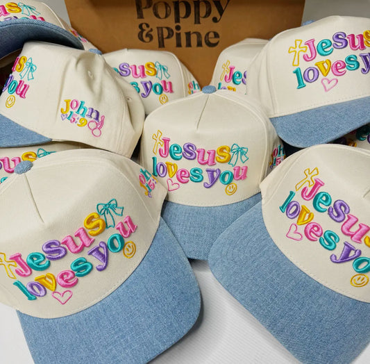 Jesus loves you hat