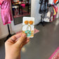 Gameday Glitter Hoops- Orange