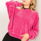 Vibe Check Sweater- Pink