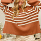 Go For It Sweater- Rust
