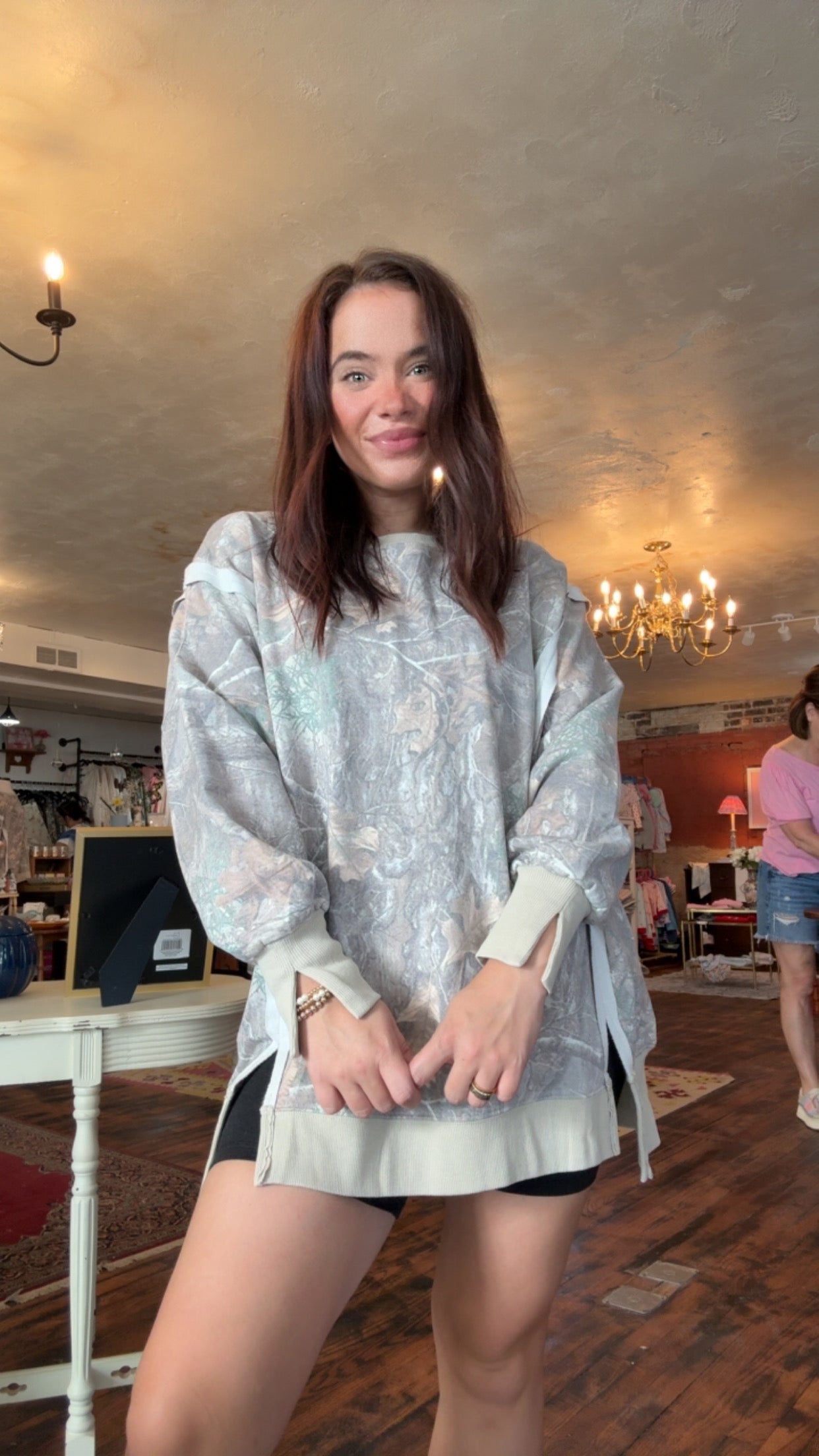 Blakely Camo Top