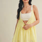 Gingham Athletic Dress - Yellow