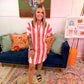 Pink Striped Dress