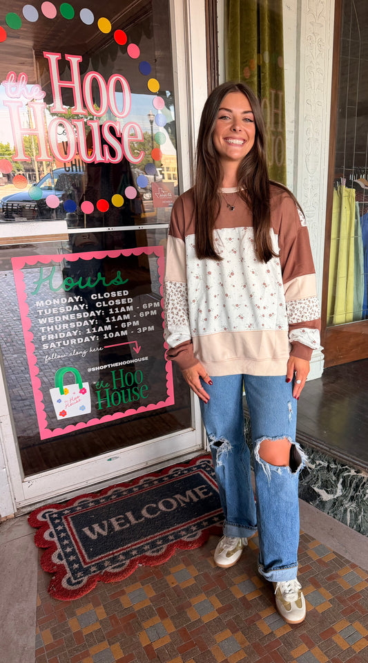 Panel Work Pullover
