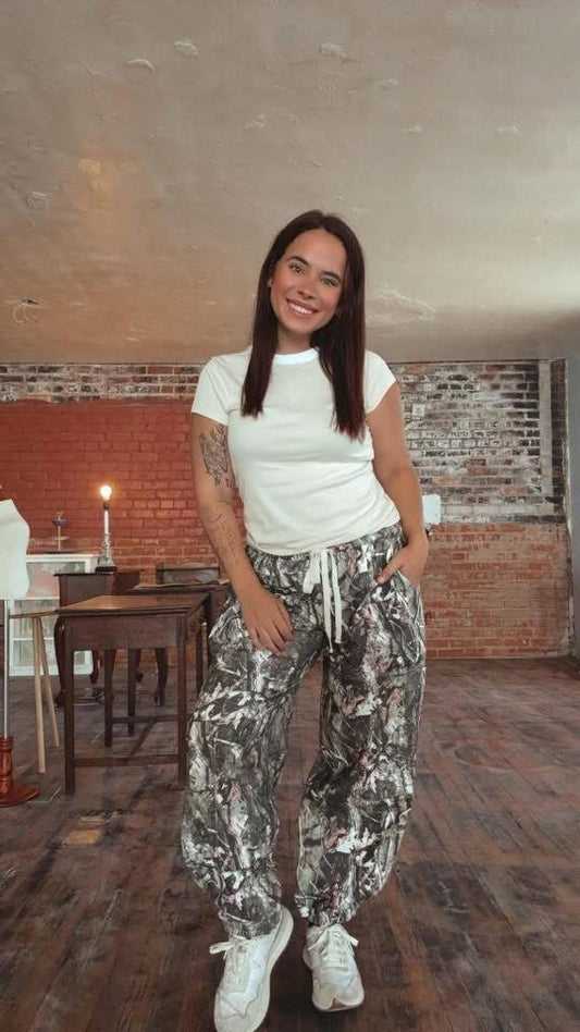 Camo Girl Pants- Dark
