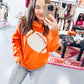 Orange Football Sweater
