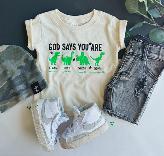 God Says Tee- Dino’s