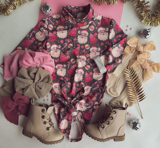 Pink Santa Dress