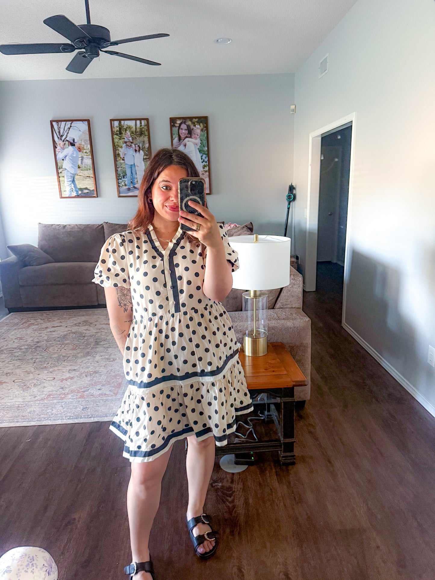 Polka dot dress