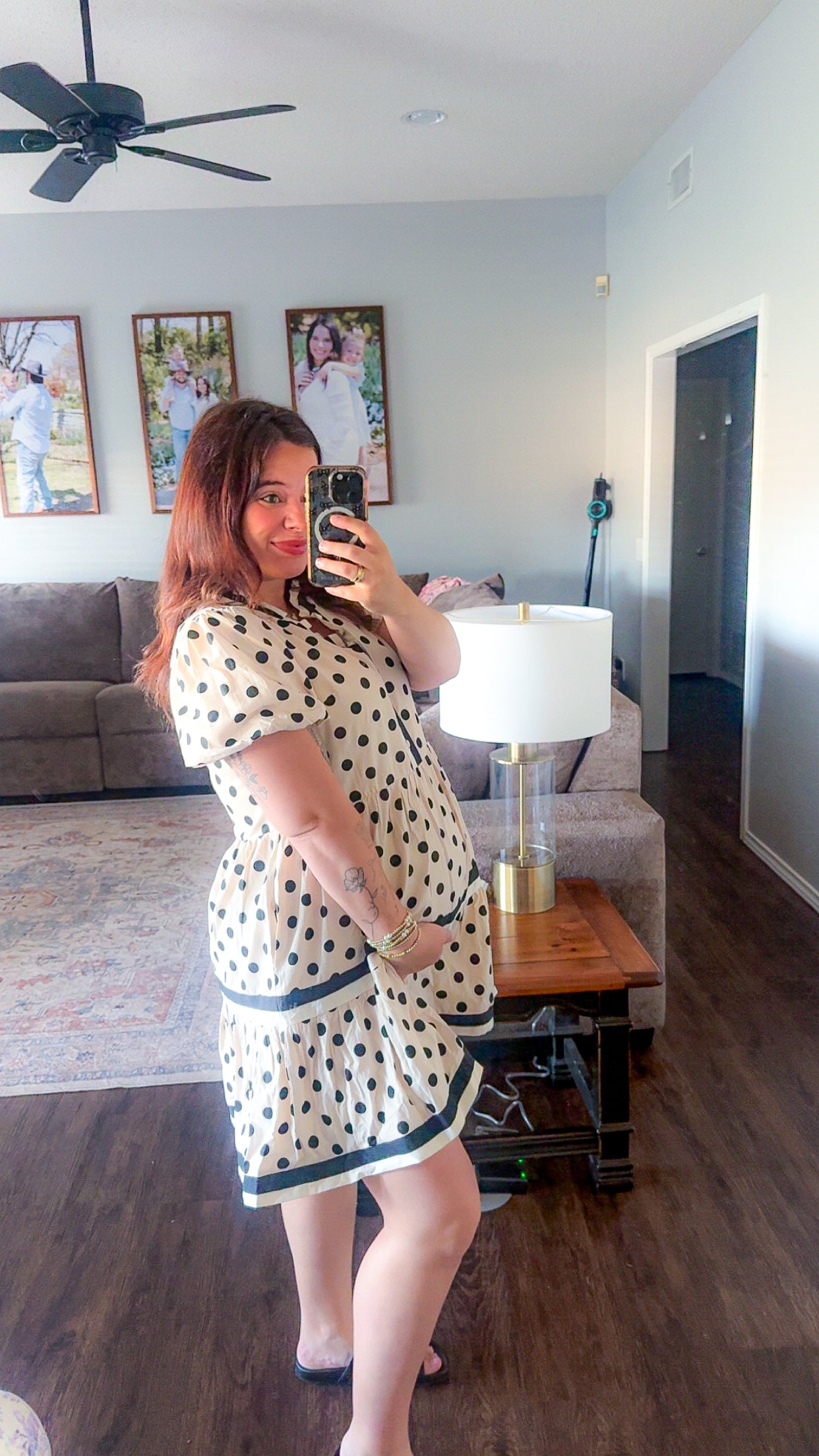 Polka dot dress