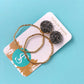 Glitter Top Hoops