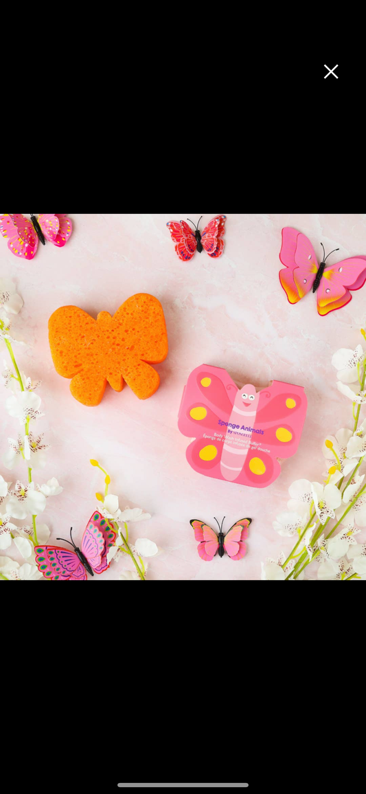 Butterfly Kids Sponge