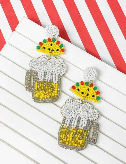 Tacos & Beer Earrings