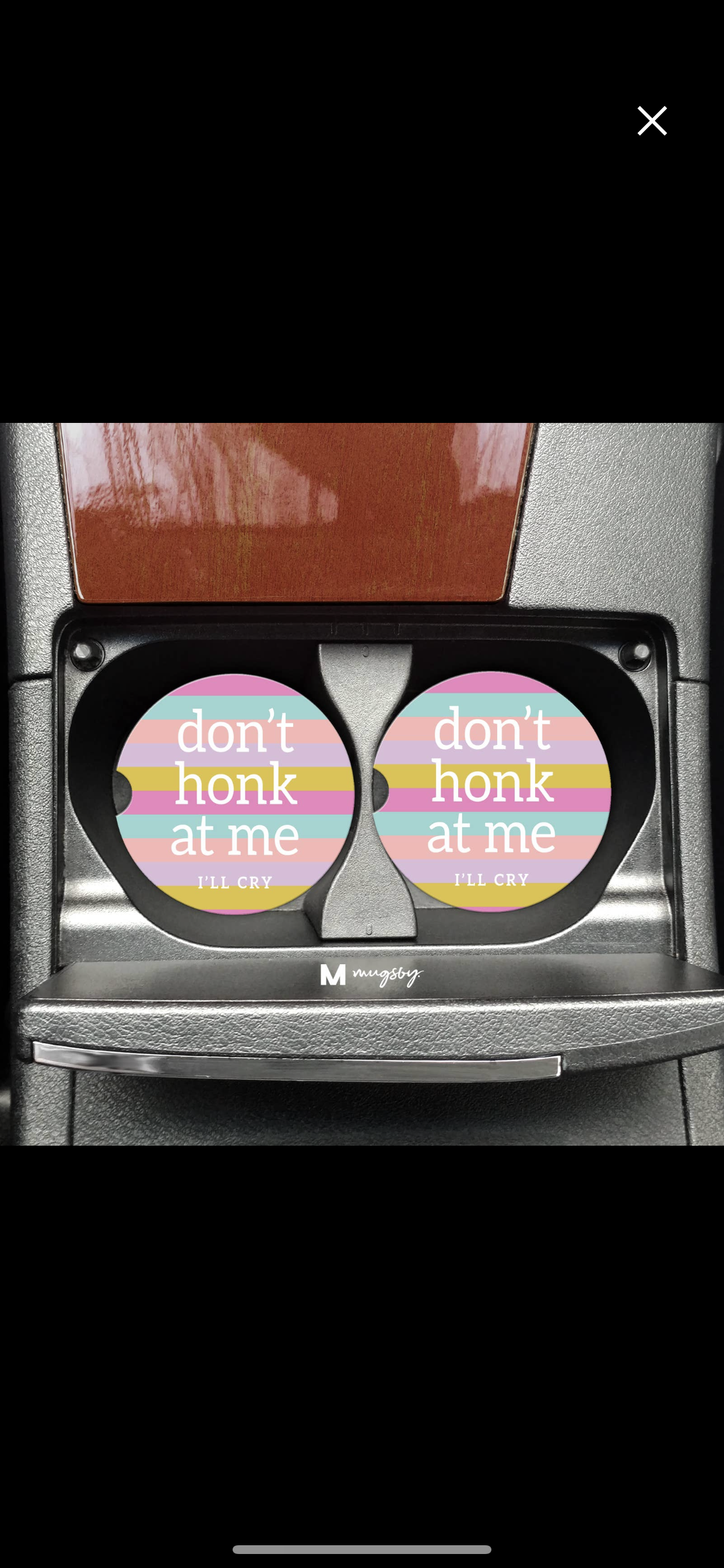 Don’t Honk Car Coasters
